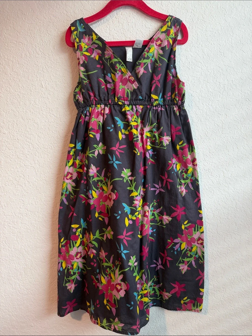 Old Navy Y2K Girl's Cotton Floral Print Dress